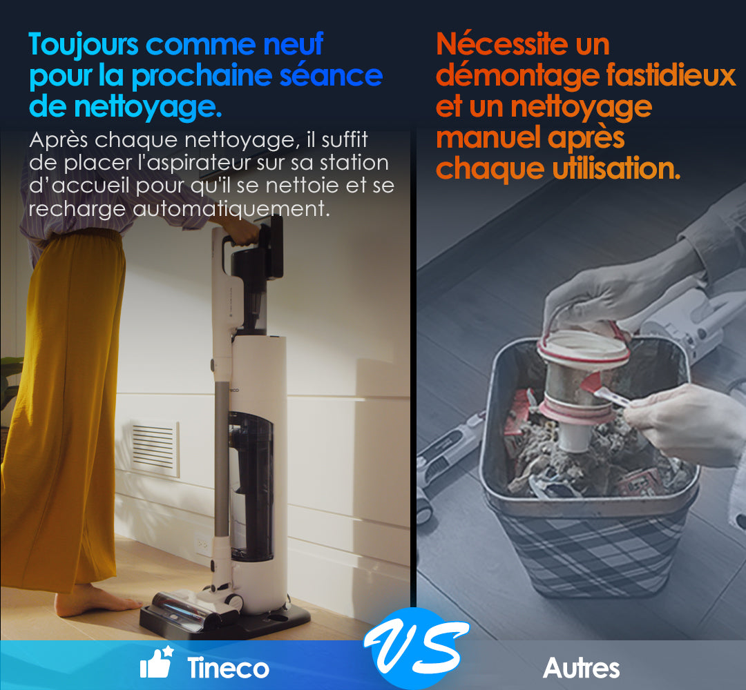 Tineco PURE ONE Station 5 PLUS Aspirateur Sans Fil, aspirateur laveur, aspirateur laveur sans fil, aspirateur lavant, aspirateur sans fil,aspirateur balai