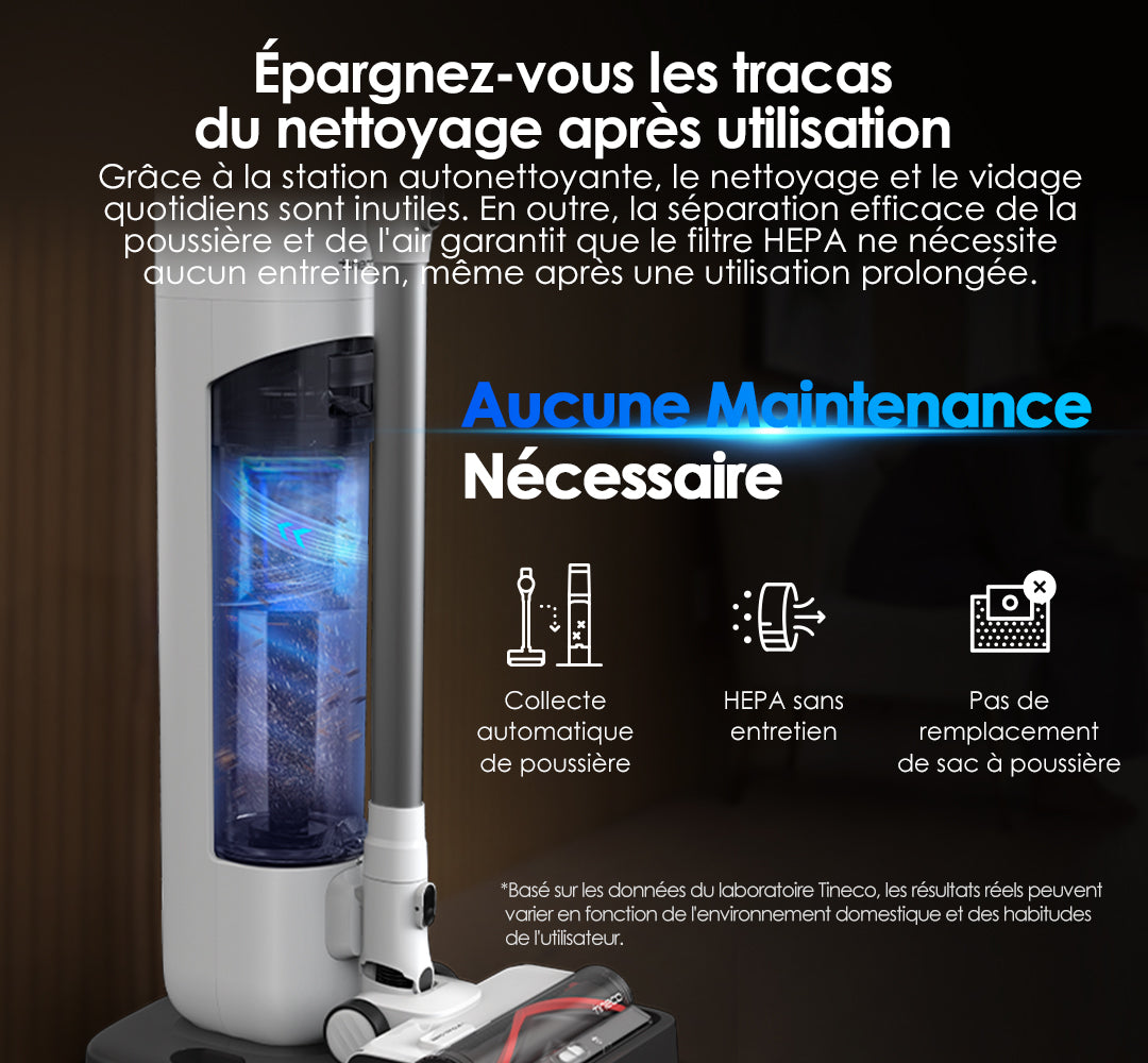 Tineco PURE ONE Station 5 PLUS Aspirateur Sans Fil, aspirateur laveur, aspirateur laveur sans fil, aspirateur lavant, aspirateur sans fil,aspirateur balai