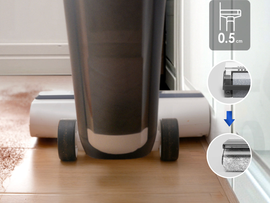 Tineco iFLOOR 5 Nettoyeur de Sol, aspirateur laveur, aspirateur laveur sans fil, aspirateur lavant, aspirateur sans fil,aspirateur balai