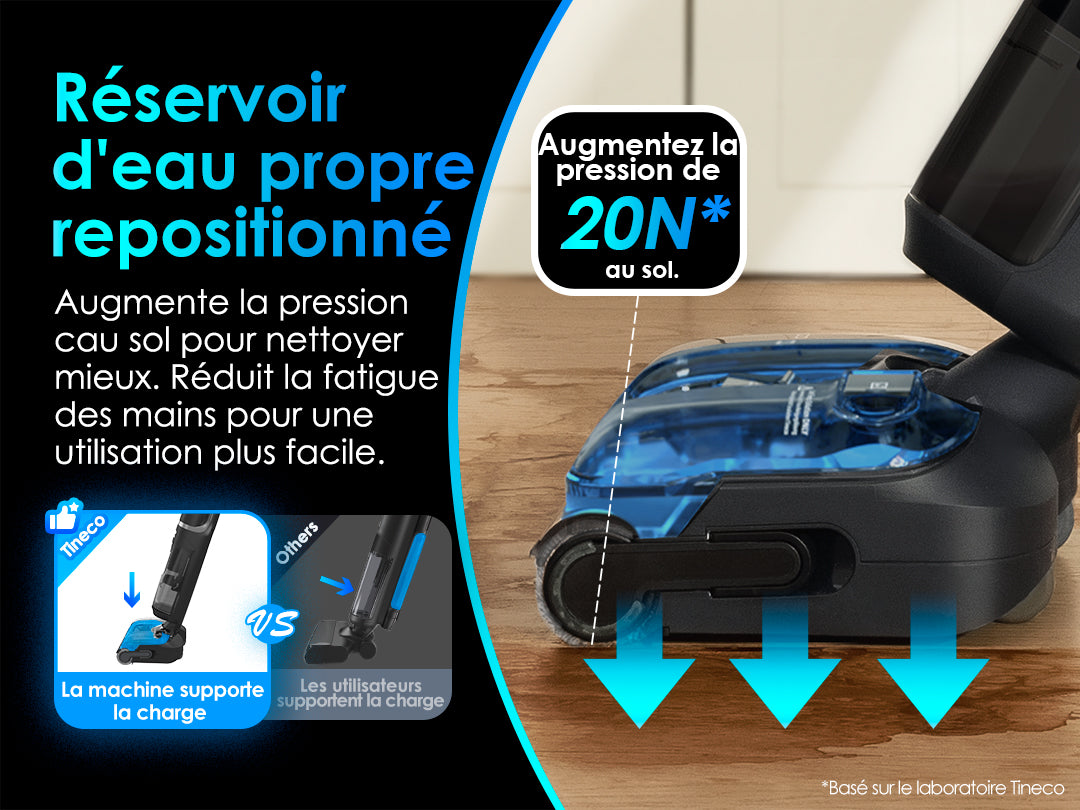 Tineco Floor ONE S7 Stretch Ultra Aspirateur Sec et Humide Sans Fil, Aspirateur Laveur, aspirateur laveur sans fil, aspirateur lavant, aspirateur sans fil,aspirateur balai