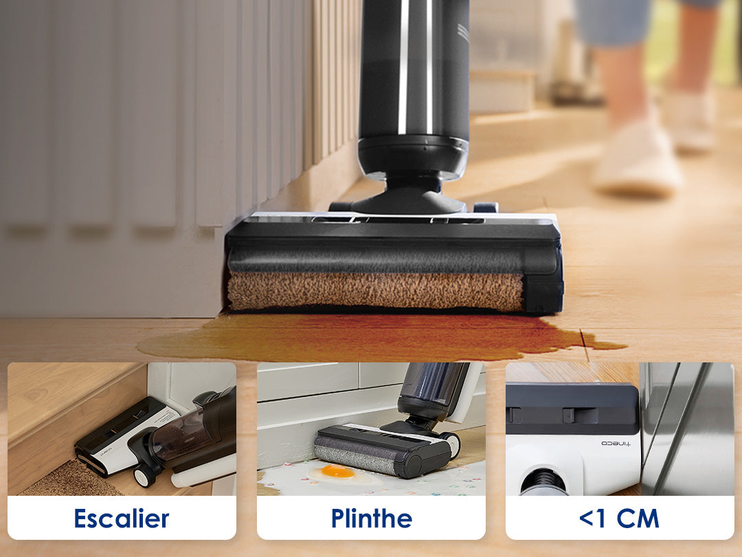 Tineco Floor One S5 Intelligent Aspirateur Eau et Poussière sans Fil, aspirateur laveur sans fil, aspirateur lavant, aspirateur sans fil,aspirateur balai