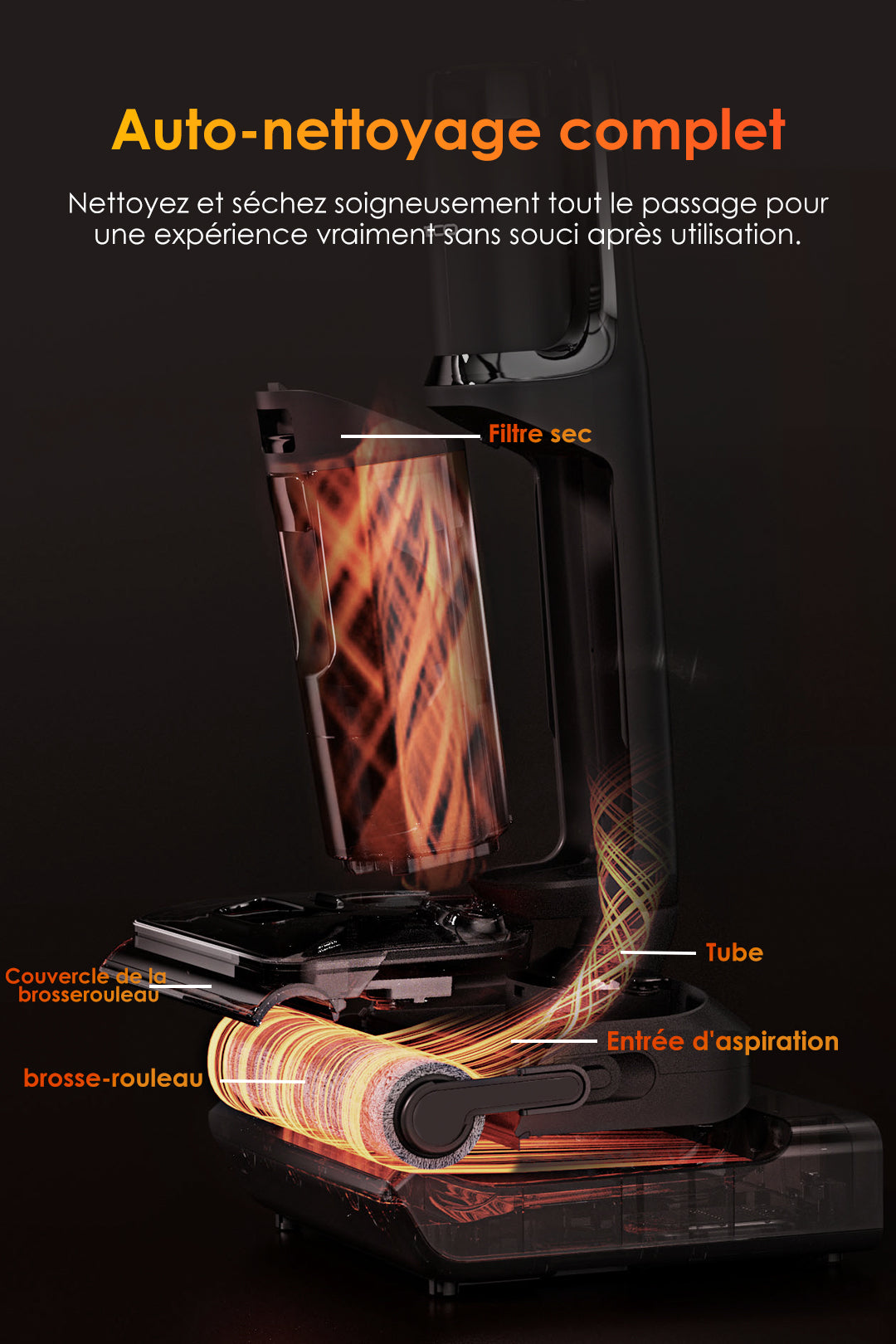 Tineco Floor ONE S7 Stretch Ultra Aspirateur Sec et Humide Sans Fil, Aspirateur Laveur, aspirateur laveur sans fil, aspirateur lavant, aspirateur sans fil,aspirateur balai