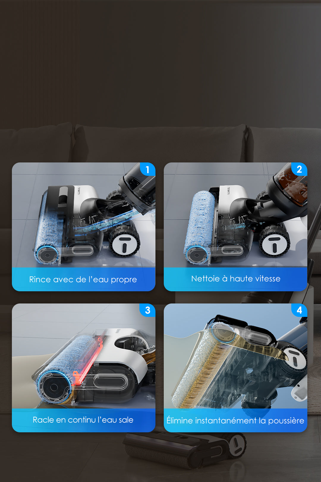 Tineco FLOOR ONE SWITCH S7 Laveur Intelligent Multi Fonctions, Aspirateur Laveur, aspirateur laveur sans fil, aspirateur lavant, aspirateur sans fil,aspirateur balai