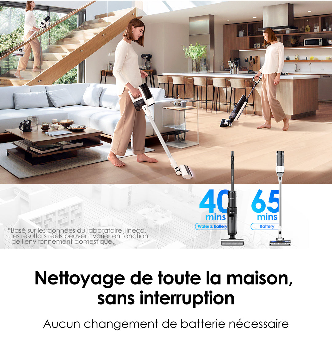 Tineco FLOOR ONE SWITCH S7 Laveur Intelligent Multi Fonctions, Aspirateur Laveur, aspirateur laveur sans fil, aspirateur lavant, aspirateur sans fil,aspirateur balai
