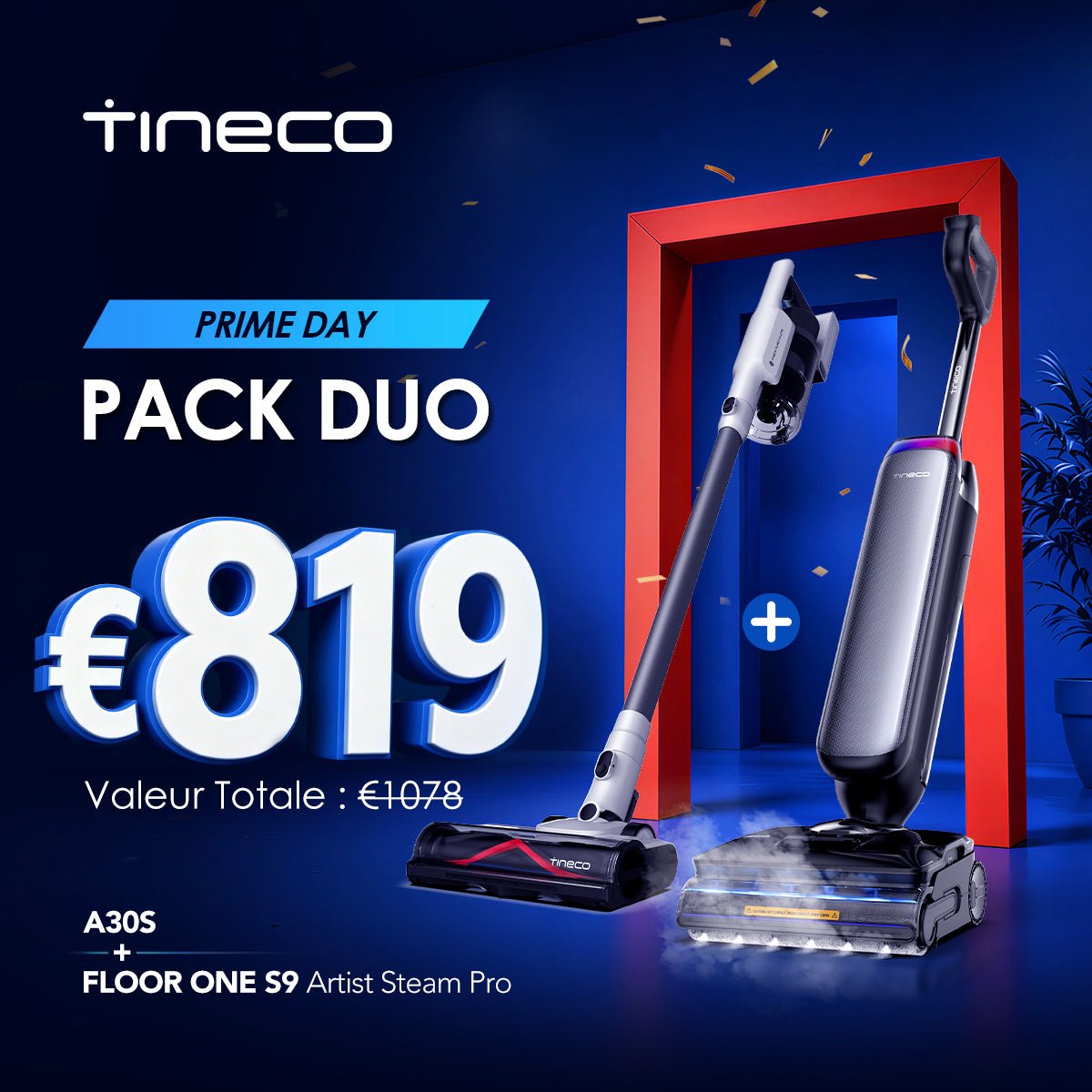 S9 Artist Steam Pro+A30S - Tineco FR