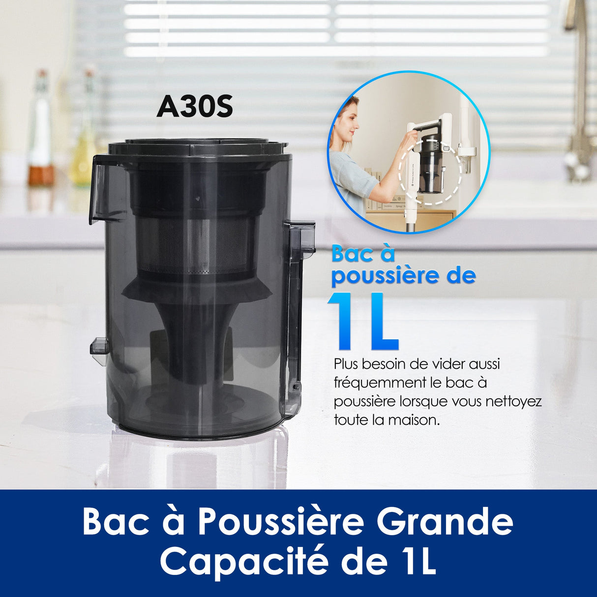 Tineco A30S Aspirateur Balai Sans Fil, aspirateur laveur, aspirateur laveur sans fil, aspirateur lavant, aspirateur sans fil,aspirateur balai