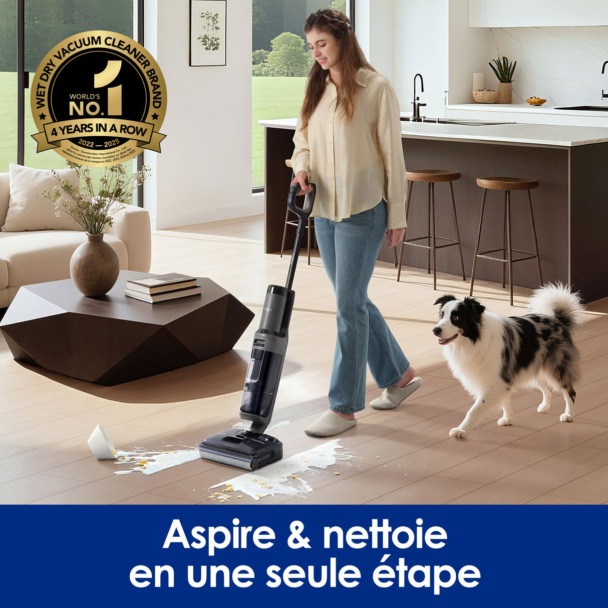 Tineco FLOOR ONE i6 Stretch Aspirateur Sec et Humide - Tineco FR