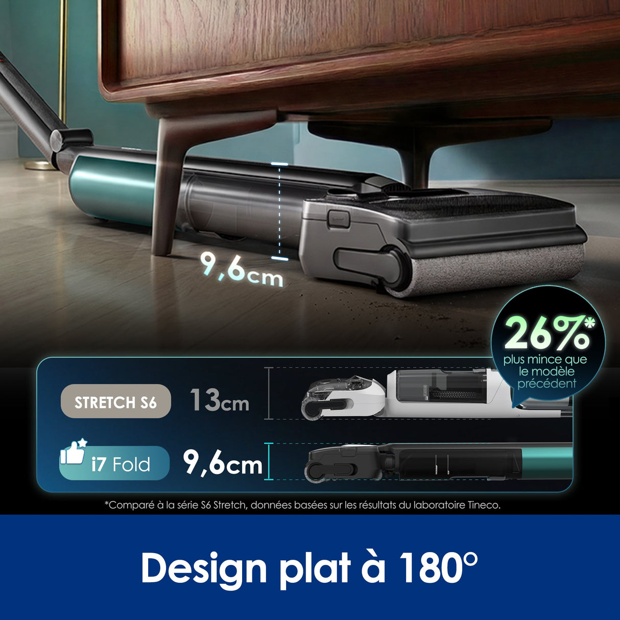 Tineco Floor One i7 Fold Aspirateur Sec et Humide Sans Fil - Tineco FR