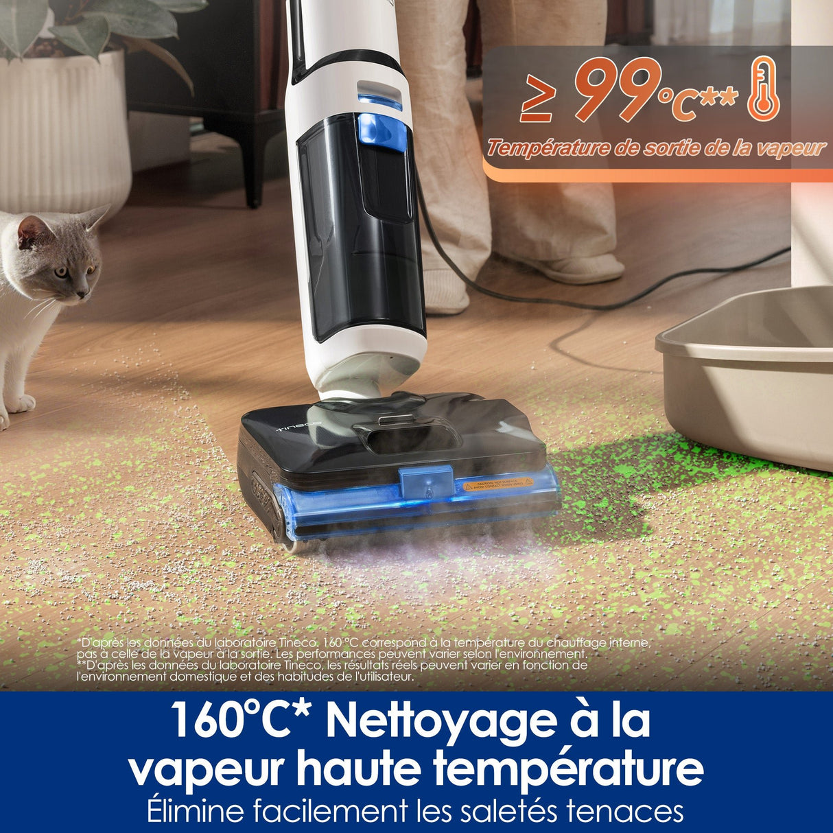 Tineco FLOOR ONE S6 Stretch Steam Aspirateur - laveur sans fil humide et sec tout - en - un - Tineco FR