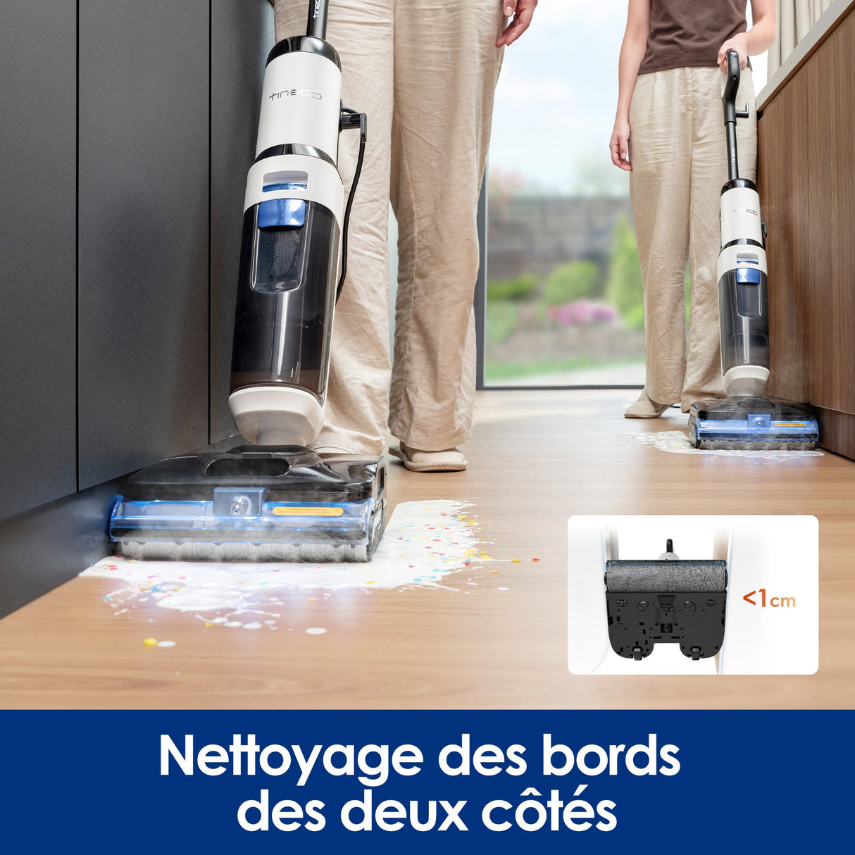 Tineco FLOOR ONE S6 Stretch Steam Aspirateur-laveur avec fil humide et sec tout-en-un, aspirateur, aspirateur laveur, aspirateur balai, meilleur aspirateur laveur, aspirateur eau et poussière, tineco s7 pro, tineco s5