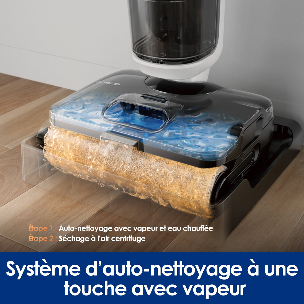Tineco FLOOR ONE S6 Stretch Steam Aspirateur-laveur avec fil humide et sec tout-en-un, aspirateur, aspirateur laveur, aspirateur balai, meilleur aspirateur laveur, aspirateur eau et poussière, tineco s7 pro, tineco s5