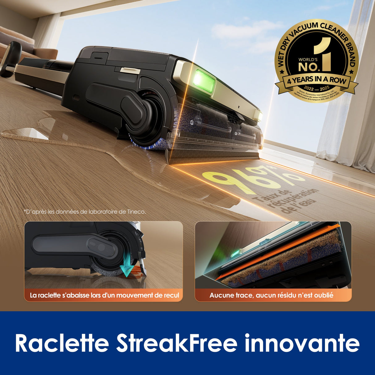 Tineco Floor One S9 Master Aspirateur Laveur - Tineco FR