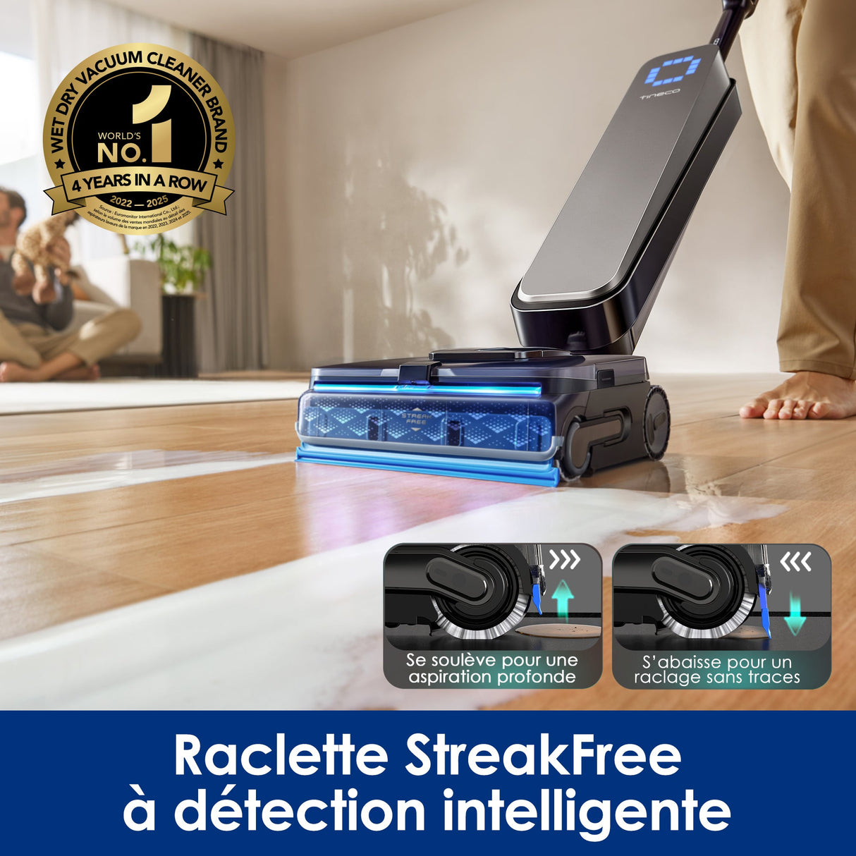 Tineco Floor One S9 Scientist Aspirateur Laveur - Tineco FR