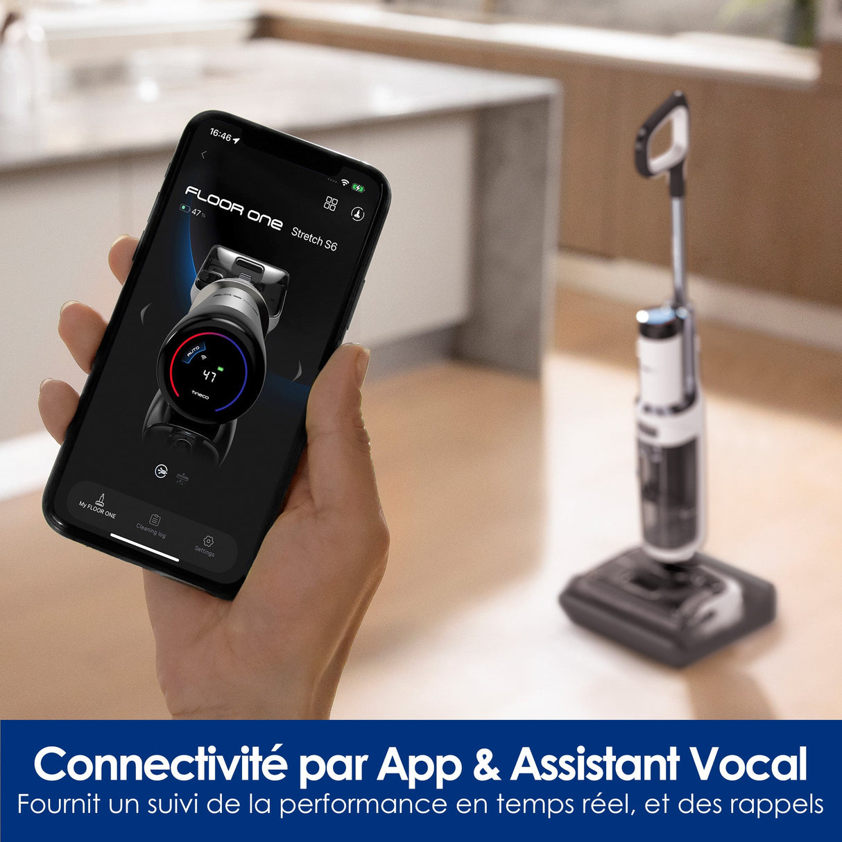 Tineco Floor ONE STRETCH S6 Aspirateur Eau et Poussière Laveur de Sols, aspirateur laveur sans fil, aspirateur lavant, aspirateur sans fil,aspirateur balai
