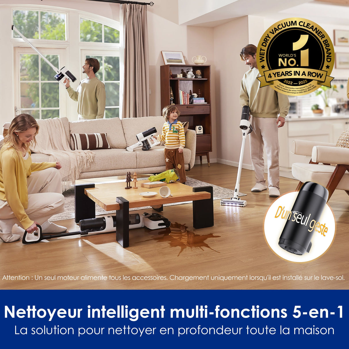 Tineco Floor ONE Switch S6 Stretch Aspirateur Laveur Sec Et Humide - Tineco FR