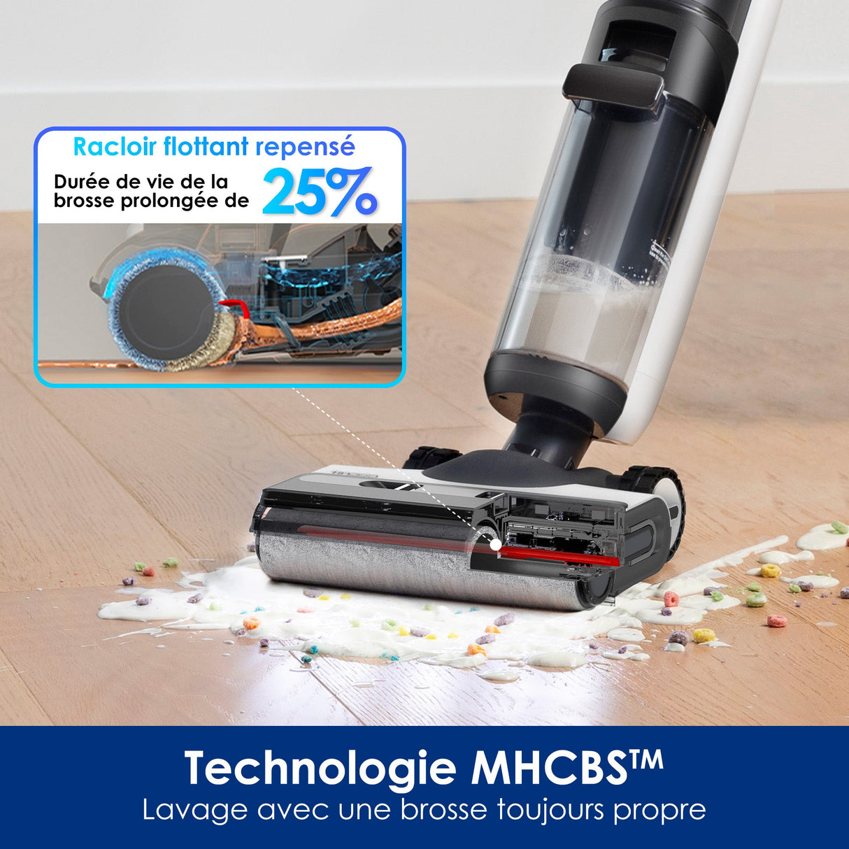 Tineco FLOOR ONE SWITCH S7 Laveur Intelligent Multi Fonctions, Aspirateur Laveur, aspirateur laveur sans fil, aspirateur lavant, aspirateur sans fil,aspirateur balai