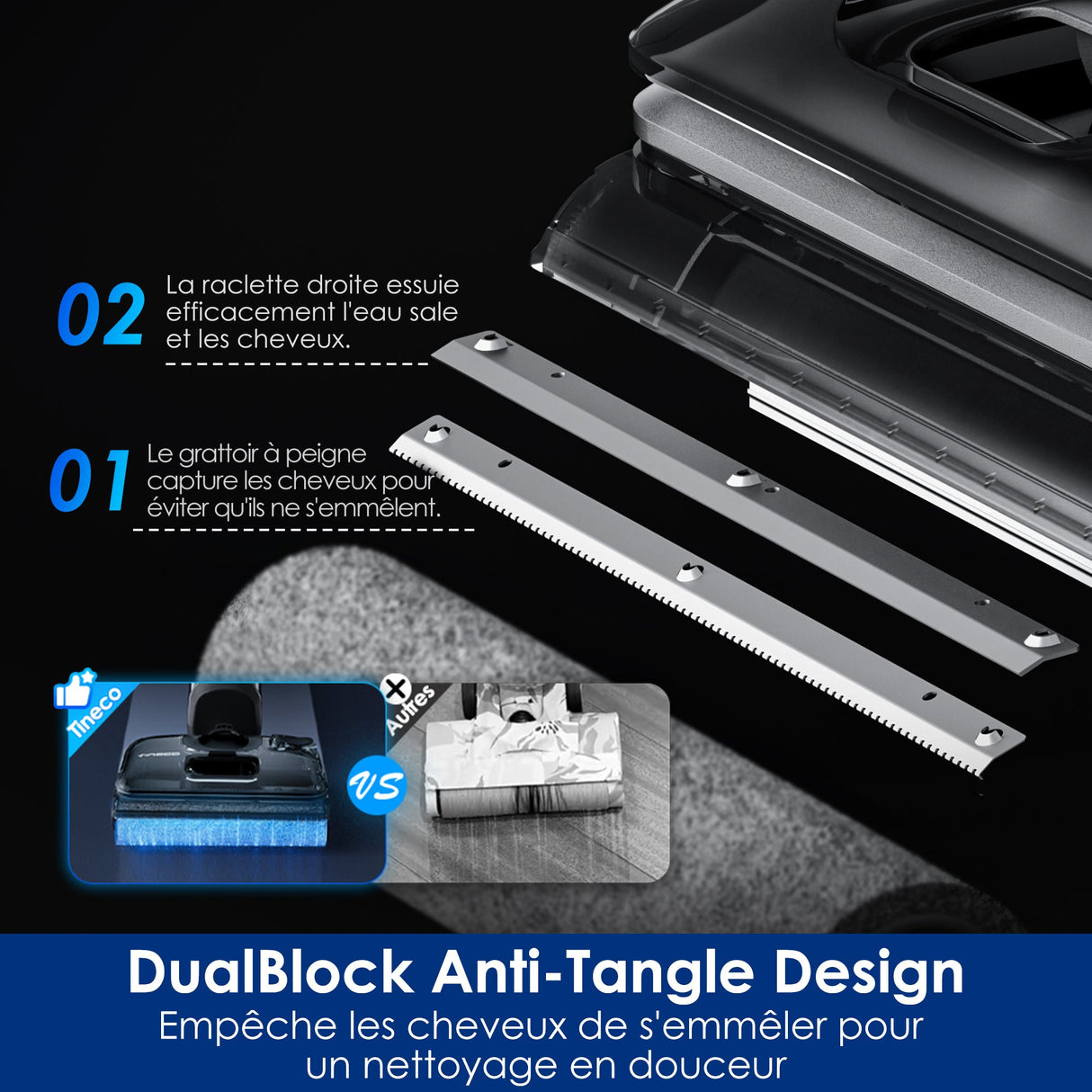 Tineco FLOOR ONE SWITCH S7 Stretch Nettoyeur multifonction 5 - en - 1, Tineco Floor ONE STRETCH S6 Aspirateur Eau et Poussière Laveur de Sols, aspirateur laveur sans fil, aspirateur lavant, aspirateur sans fil,aspirateur balai