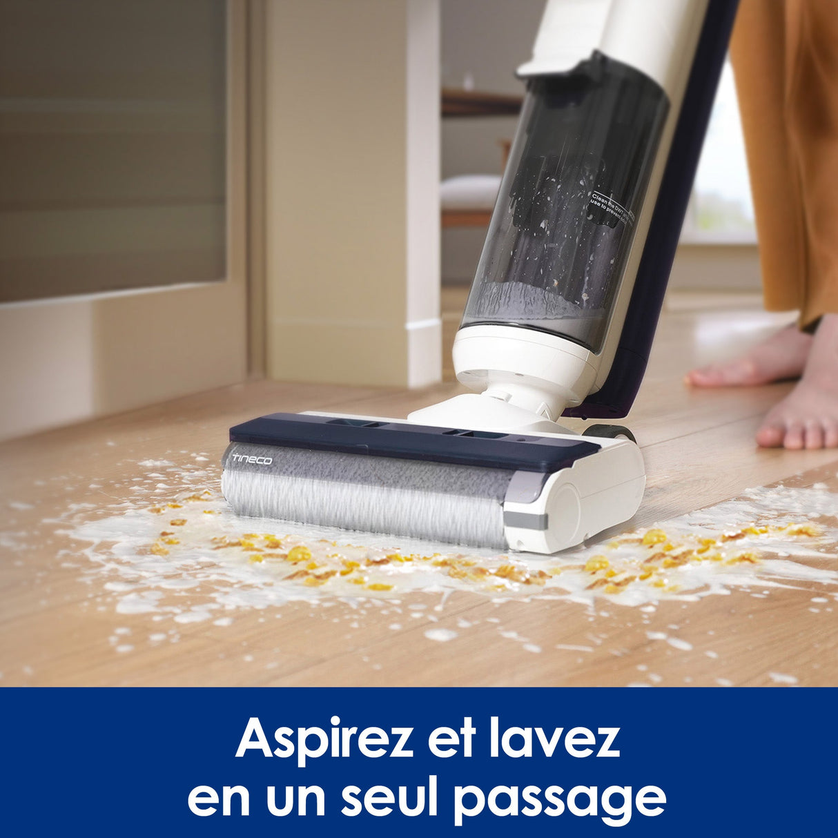 Tineco iFLOOR 5 Nettoyeur de Sol, aspirateur laveur, aspirateur laveur sans fil, aspirateur lavant, aspirateur sans fil,aspirateur balai
