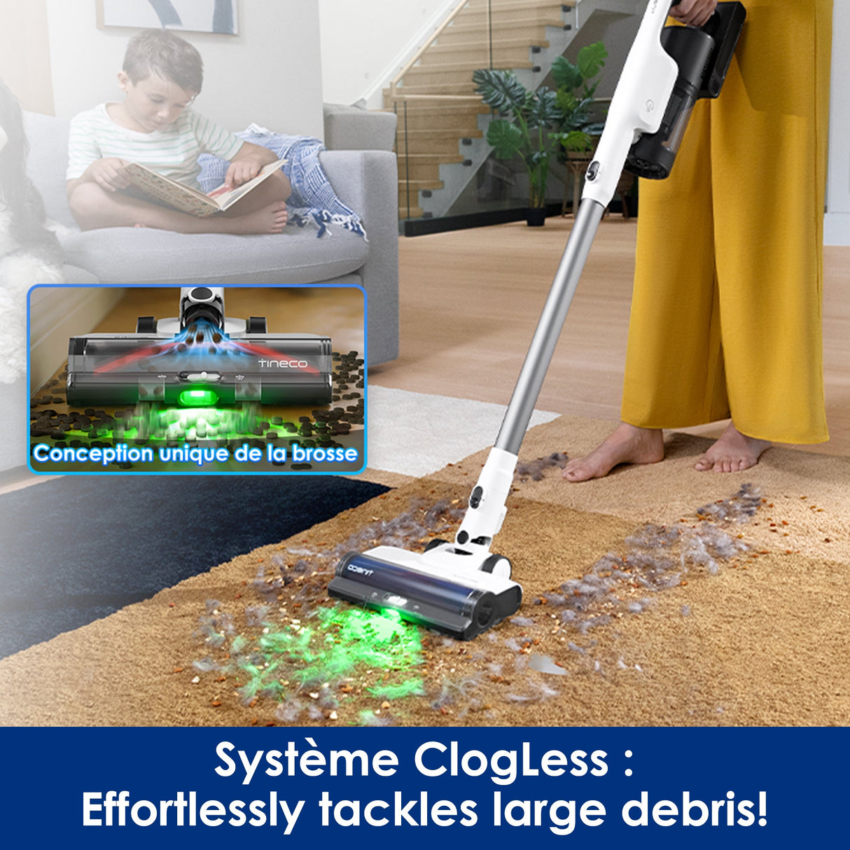 Tineco PURE ONE Station 5 PLUS Aspirateur Sans Fil, aspirateur laveur, aspirateur laveur sans fil, aspirateur lavant, aspirateur sans fil,aspirateur balai