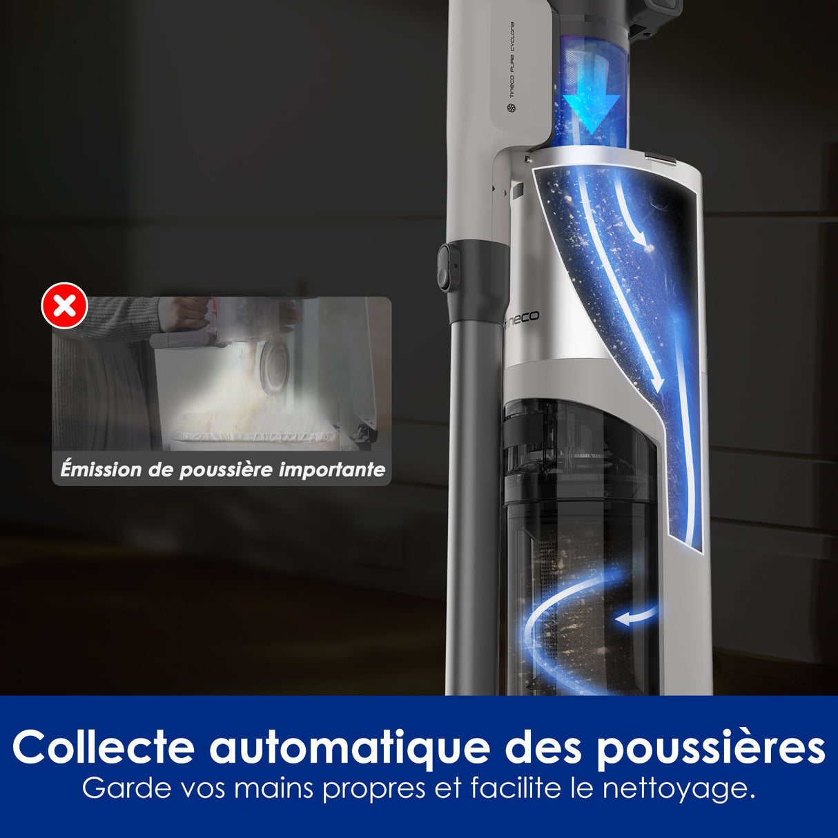 Tineco Pure One Station 5 Pro aspirateur Balai sans Fil avec Base - Tineco FR