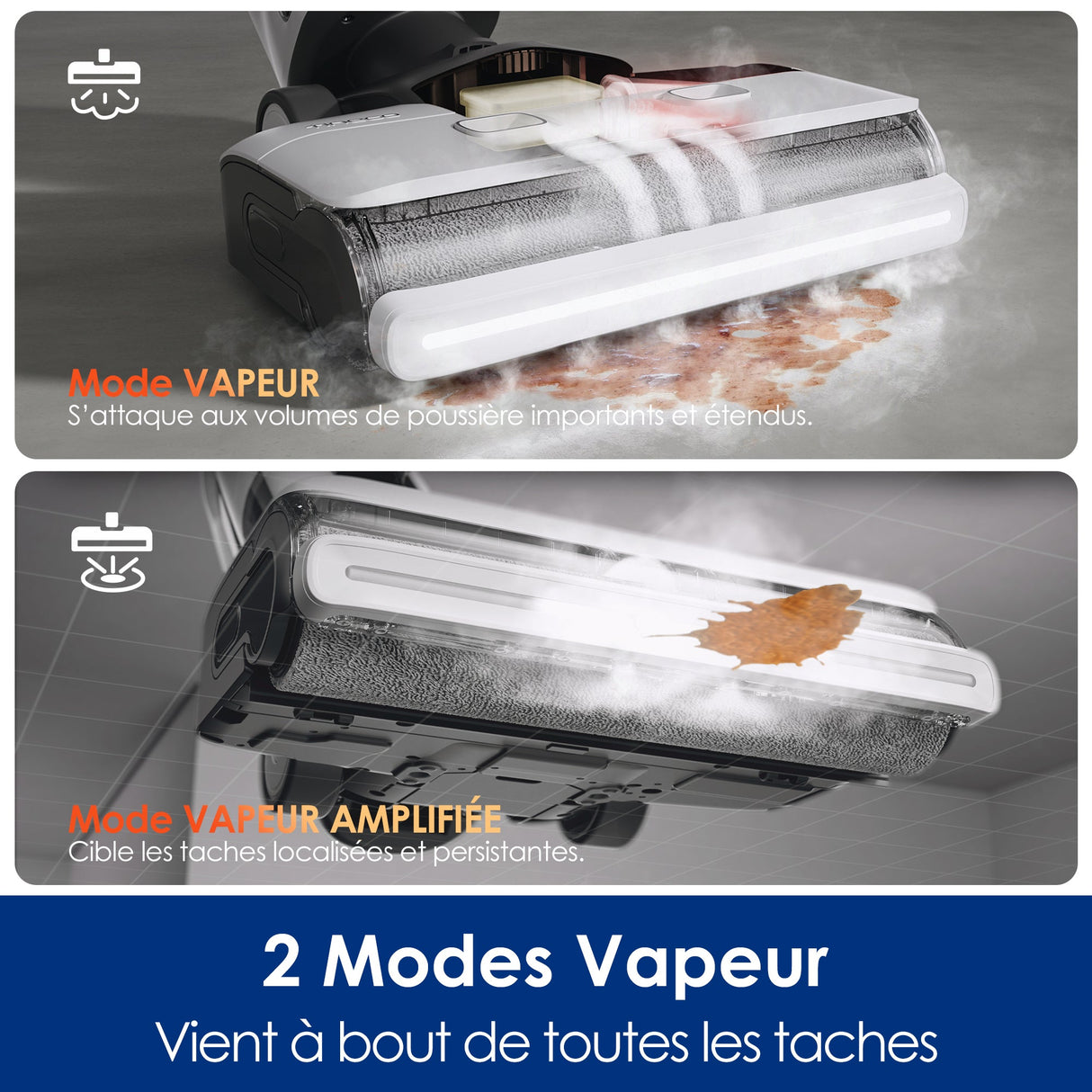 Tineco FLOOR ONE S7 Steam Balai Vapeur Sans-Fil, Aspirateur Laveur, aspirateur laveur sans fil, aspirateur lavant, aspirateur sans fil,aspirateur balai