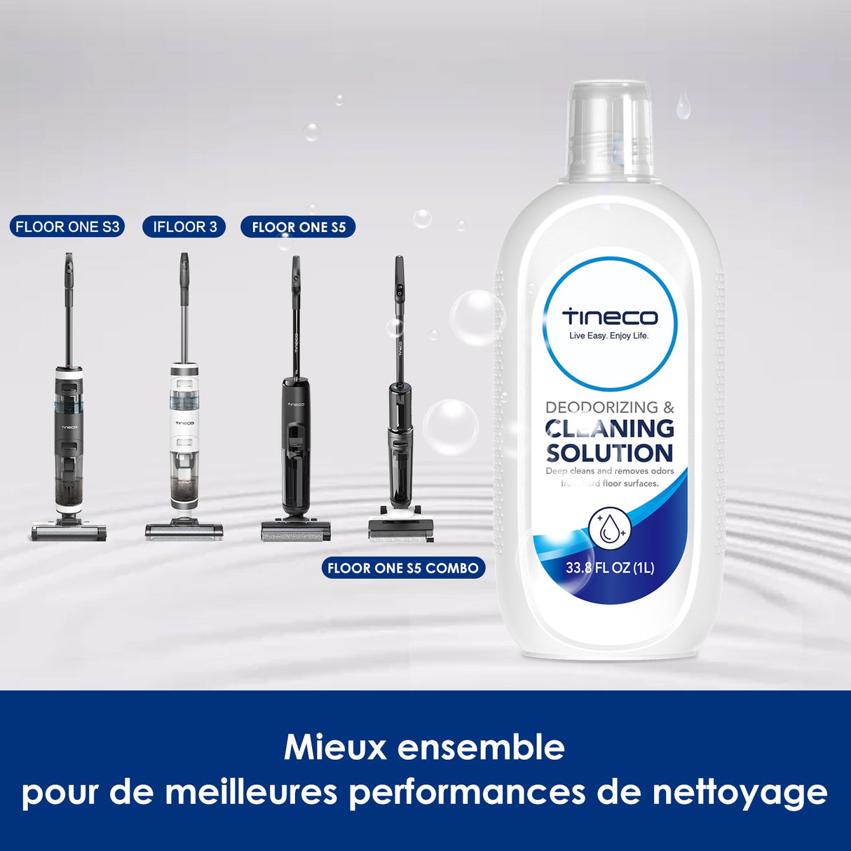 Tineco formule pour Floor One S3, iFloor 3, Floor One S5 & S5 Combo, pour nettoyage multi-surfaces - Tineco FR