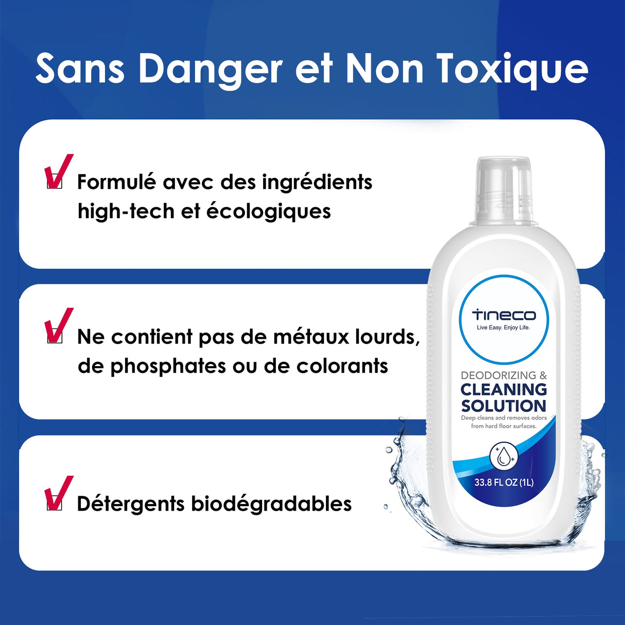 Tineco formule pour Floor One S3, iFloor 3, Floor One S5 & S5 Combo, pour nettoyage multi-surfaces - Tineco FR