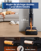 Tineco FLOOR ONE S7 Stretch Steam Aspirateur Balai Vapeur Sans Fil Tout-en-Un