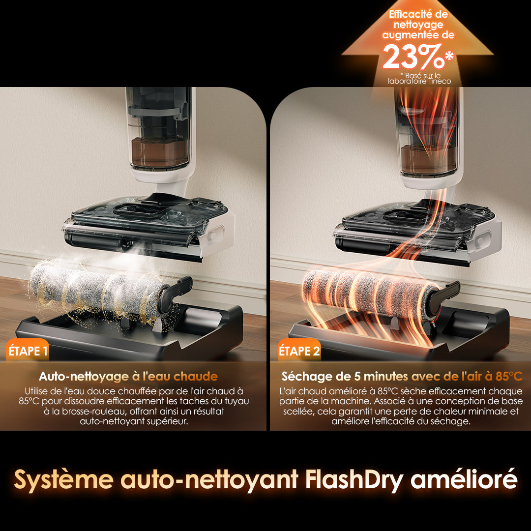 Tineco Floor ONE Switch S6 Stretch Aspirateur Laveur Sec Et Humide, aspirateur laveur sans fil, aspirateur lavant, aspirateur sans fil,aspirateur balai