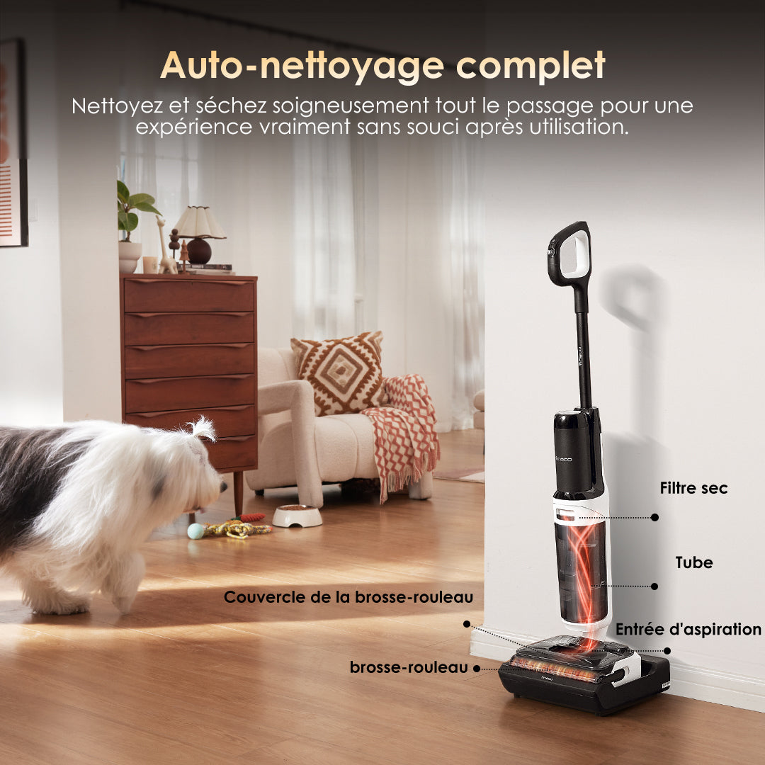 Tineco Floor ONE Switch S6 Stretch Aspirateur Laveur Sec Et Humide, aspirateur laveur sans fil, aspirateur lavant, aspirateur sans fil,aspirateur balai