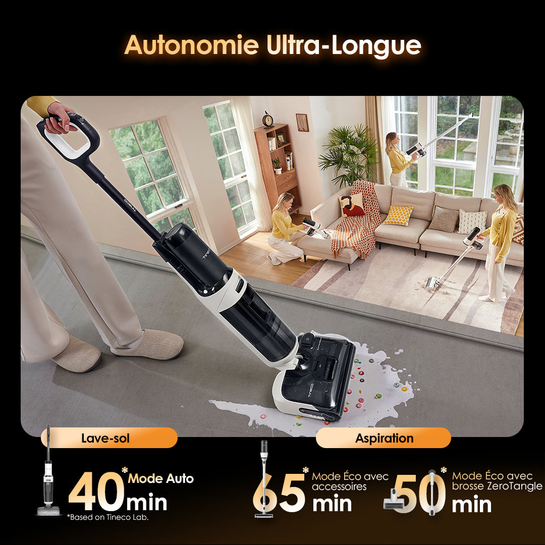 Tineco Floor ONE Switch S6 Stretch Aspirateur Laveur Sec Et Humide, aspirateur laveur sans fil, aspirateur lavant, aspirateur sans fil,aspirateur balai