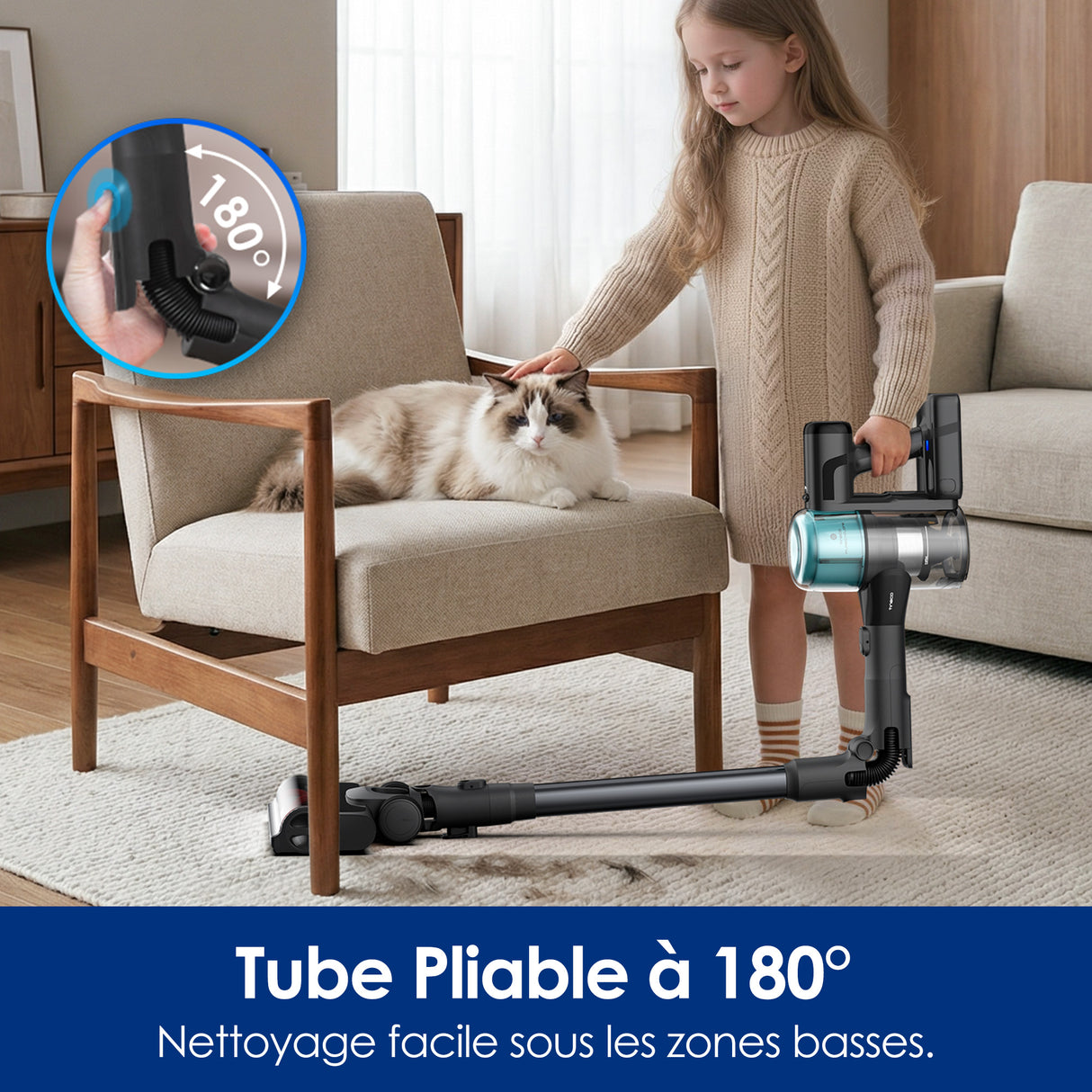 Tineco PURE ONE S50 Pro Pet Aspirateur Balai Sans Fil