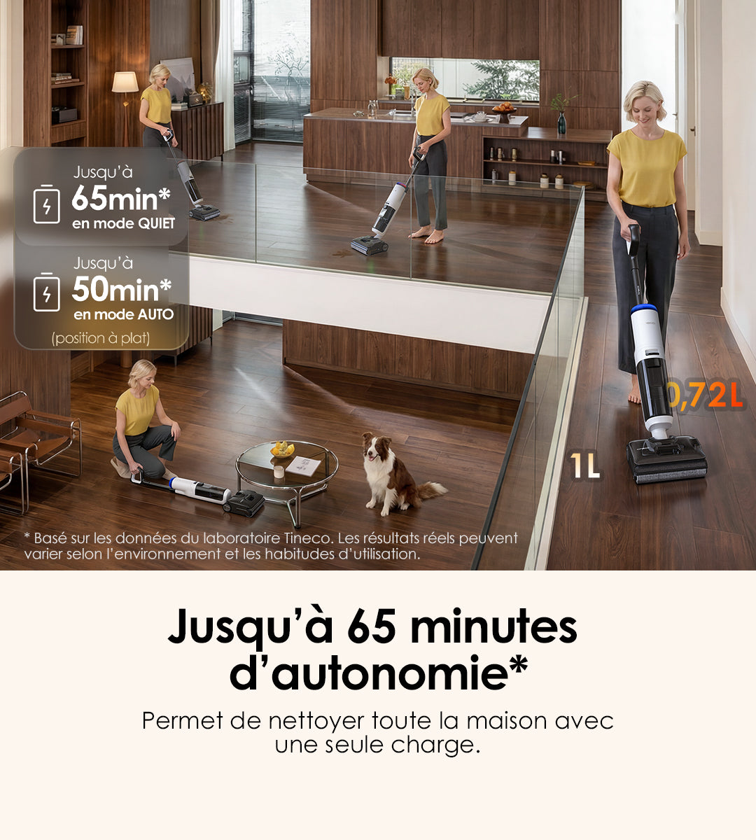 Tineco FLOOR ONE S7 Stretch Turbo Aspirateur Laveur