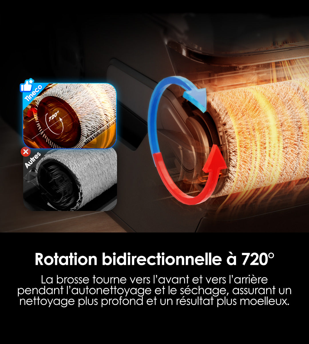 Tineco Floor One S9 Artist Steam Pro Aspirateur Laveur – Tineco FR, aspirateur laveur, aspirateur balai, aspirateur sans fil, No 1, meilleur aspirateur laveur, nettoyeur vapeur, balai vapeur, Numéro un mondial, SmoothDrive