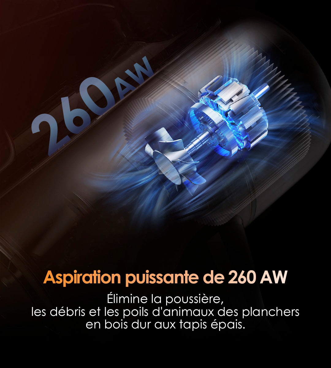 Tineco Pure One S70 Aspirateur Balai sans Fil(Orange) - Tineco FR，aspirateur laveur, aspirateur laveur sans fil, aspirateur lavant, aspirateur sans fil, aspirateur balai
Aspirateur sans fil Tineco PURE ONE S70 avec moteur à aspiration puissante 200AW, élimine efficacement la poussière, les débris et les poils d’animaux sur les planchers en bois dur et les tapis épais, technologie de succion haute performance pour un nettoyage profond et sans effort.