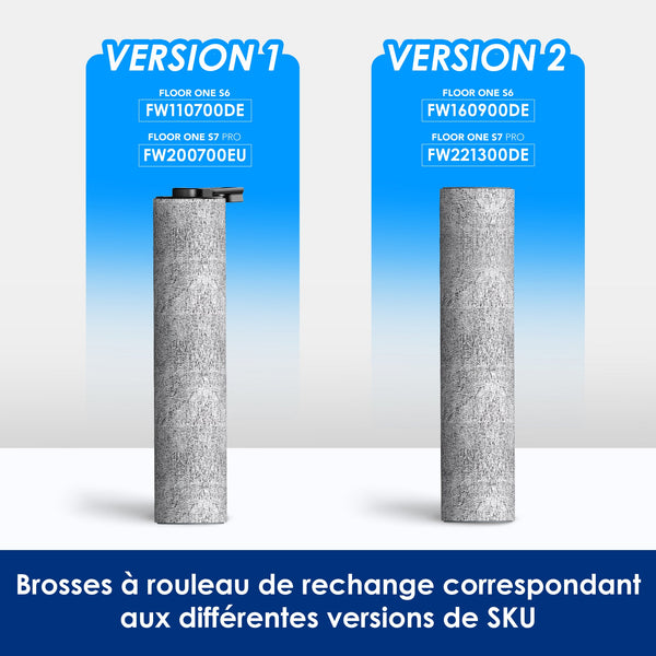 Kit Pièces De Rechange Pour Tineco Floor One Switch/S6 - 5 Pièces : Brosse, Rouleau, Filtre - Aspirateur Sec/Humide - 5