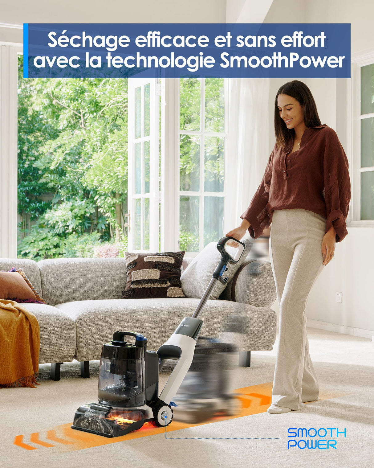 Tineco CARPET ONE Cruiser Nettoyeur de Tapis Intelligent - Tineco FR