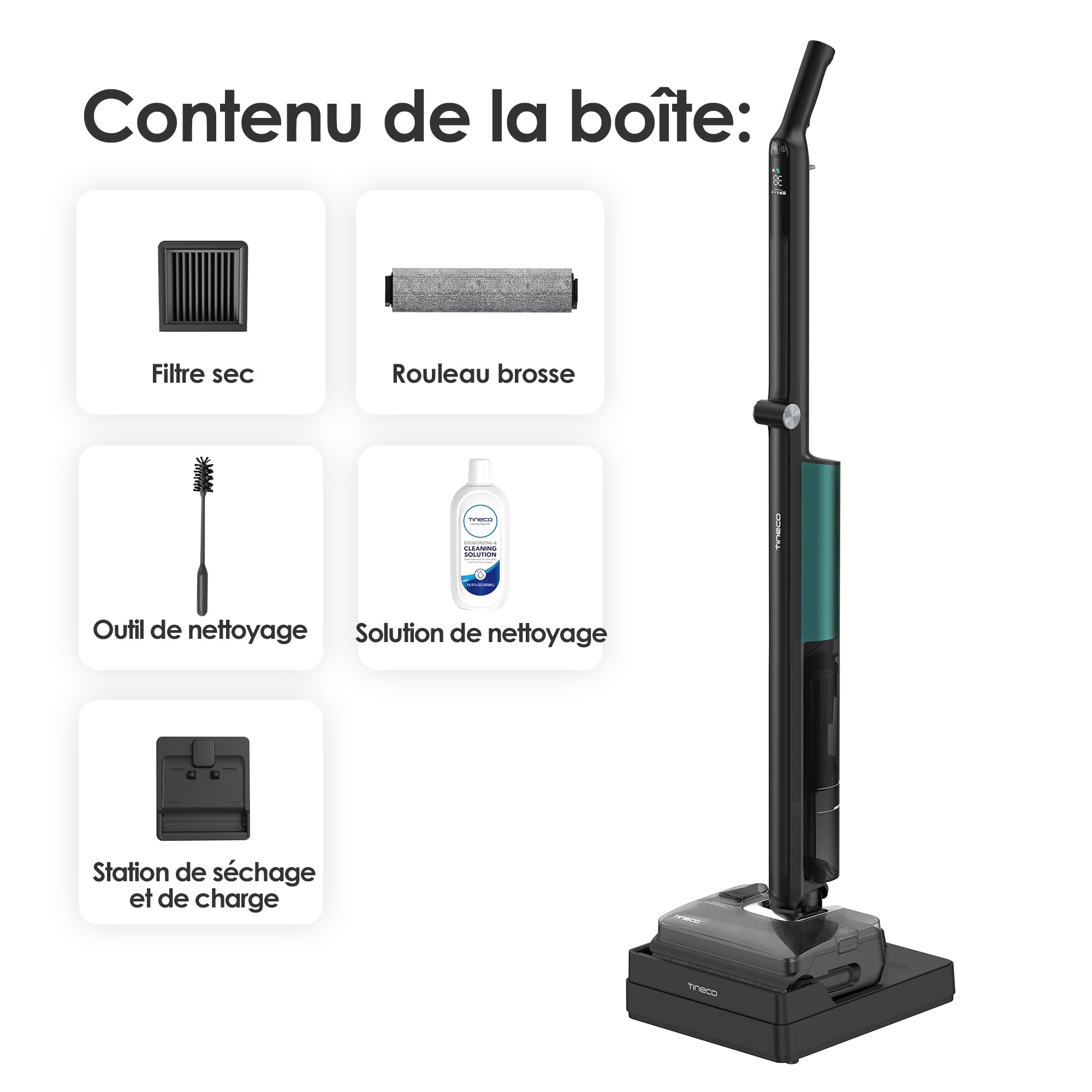 Tineco Floor One i7 Fold Aspirateur Sec et Humide Sans Fil - Tineco FR