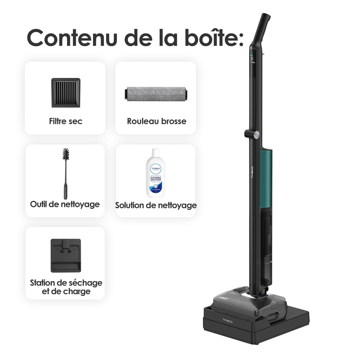 Tineco Floor One i7 Fold Aspirateur Sec et Humide Sans Fil - Tineco FR
