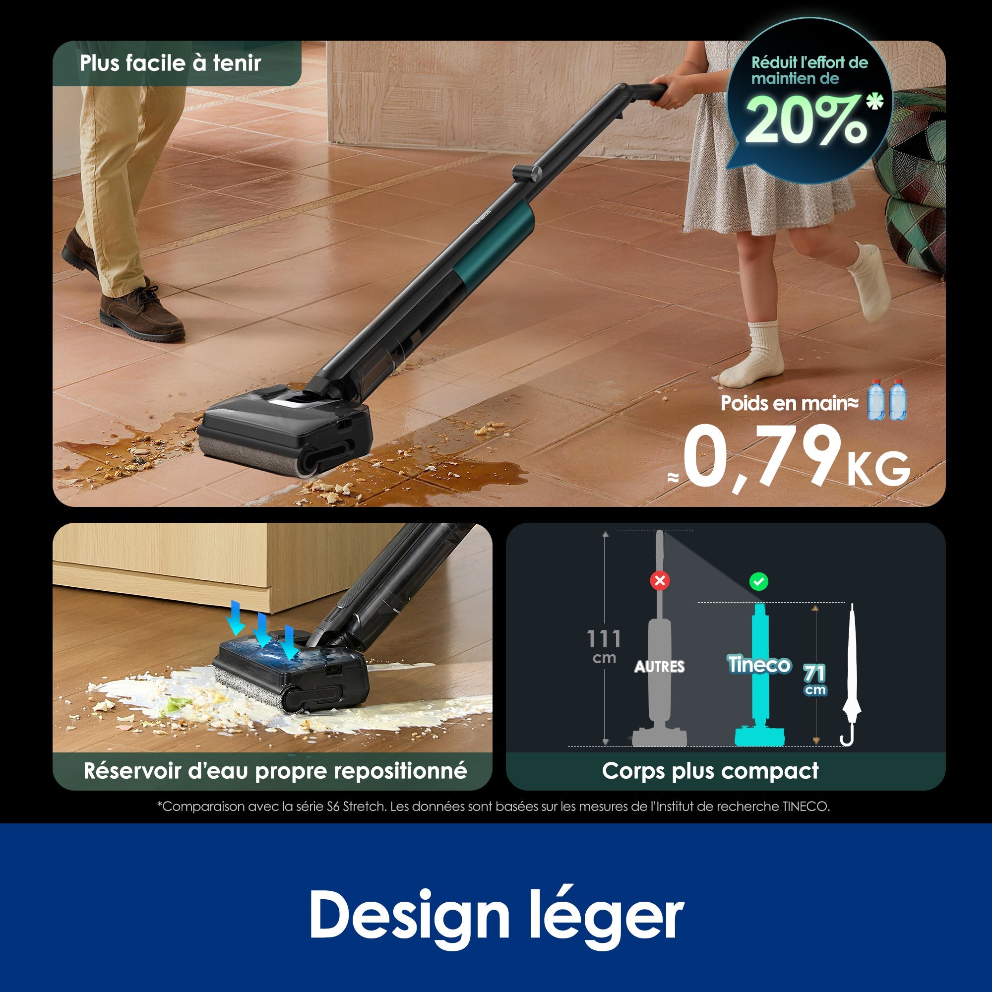 Tineco Floor One i7 Fold Aspirateur Sec et Humide Sans Fil - Tineco FR