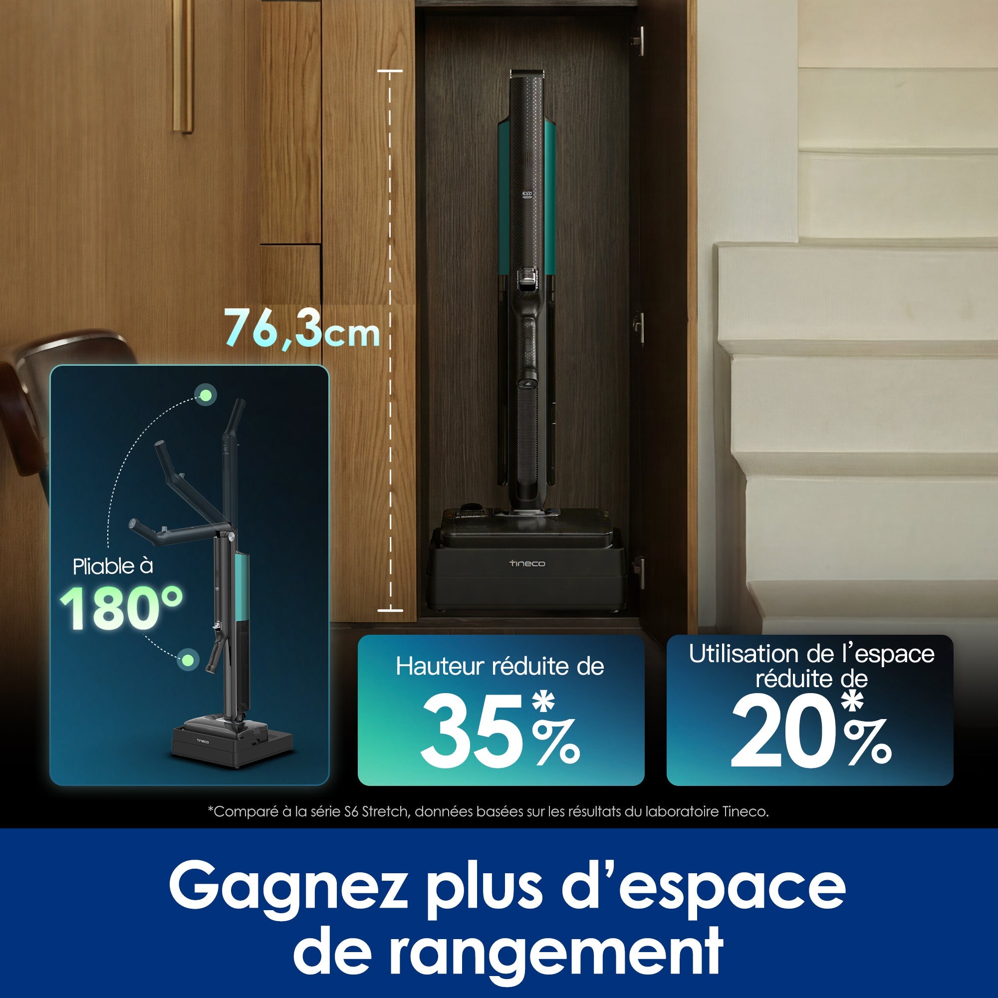 Tineco Floor One i7 Fold Aspirateur Sec et Humide Sans Fil - Tineco FR