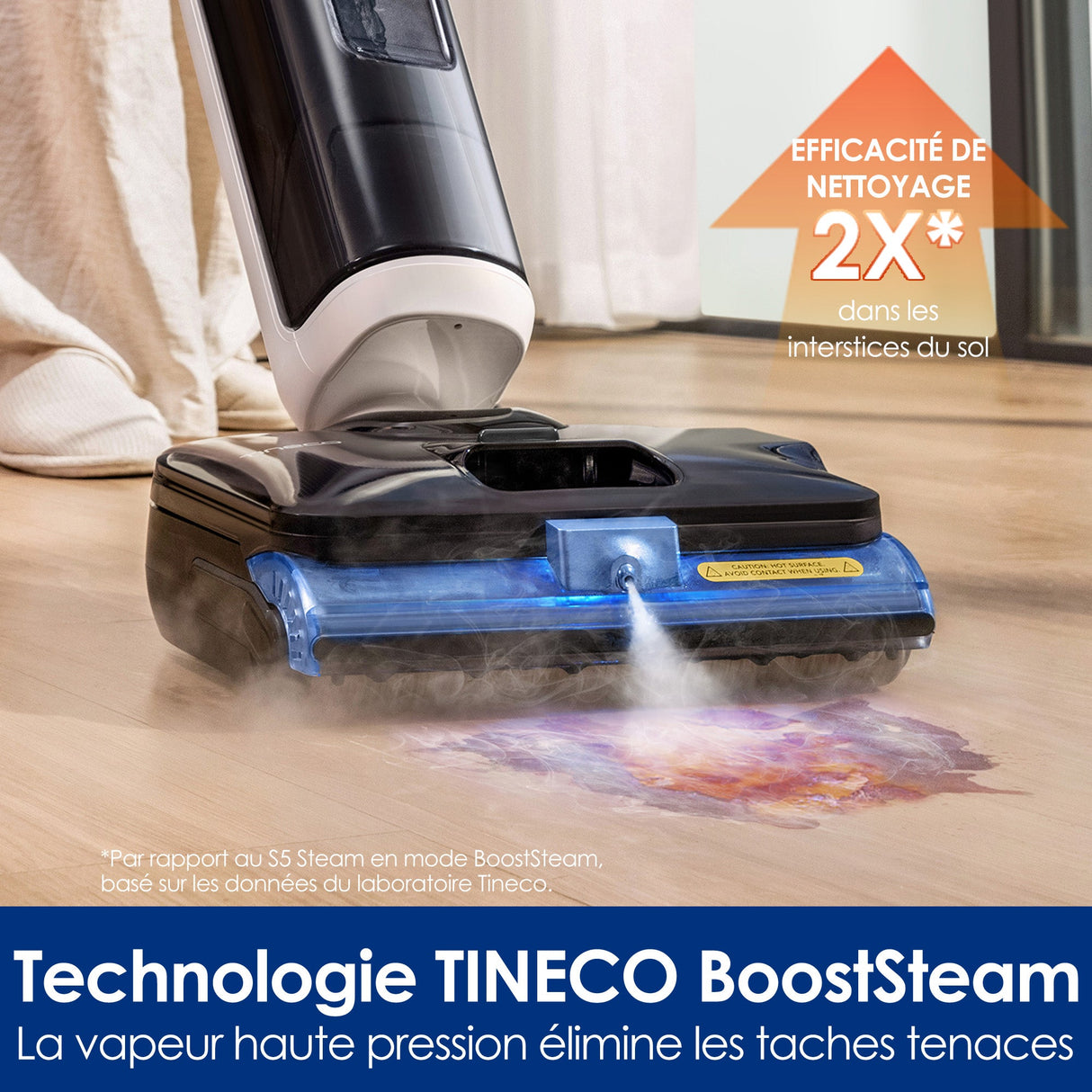 Tineco FLOOR ONE S6 Stretch Steam Aspirateur - laveur sans fil humide et sec tout - en - un - Tineco FR