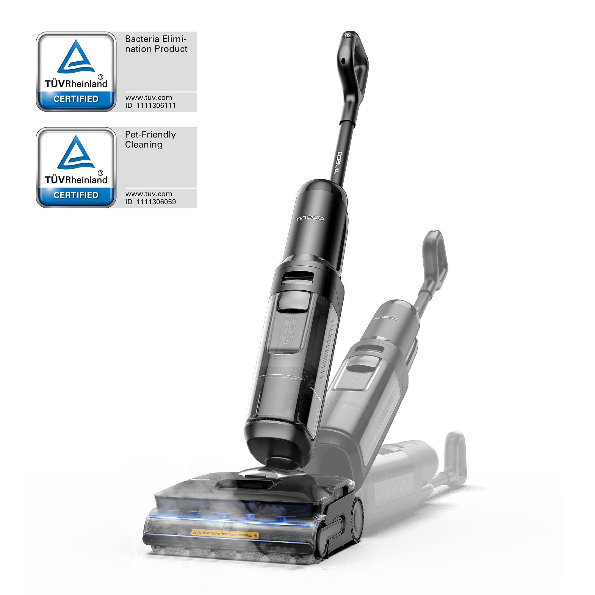 Tineco FLOOR ONE S7 Stretch Steam Aspirateur Balai Vapeur Sans Fil Tout - en - Un - Tineco FR