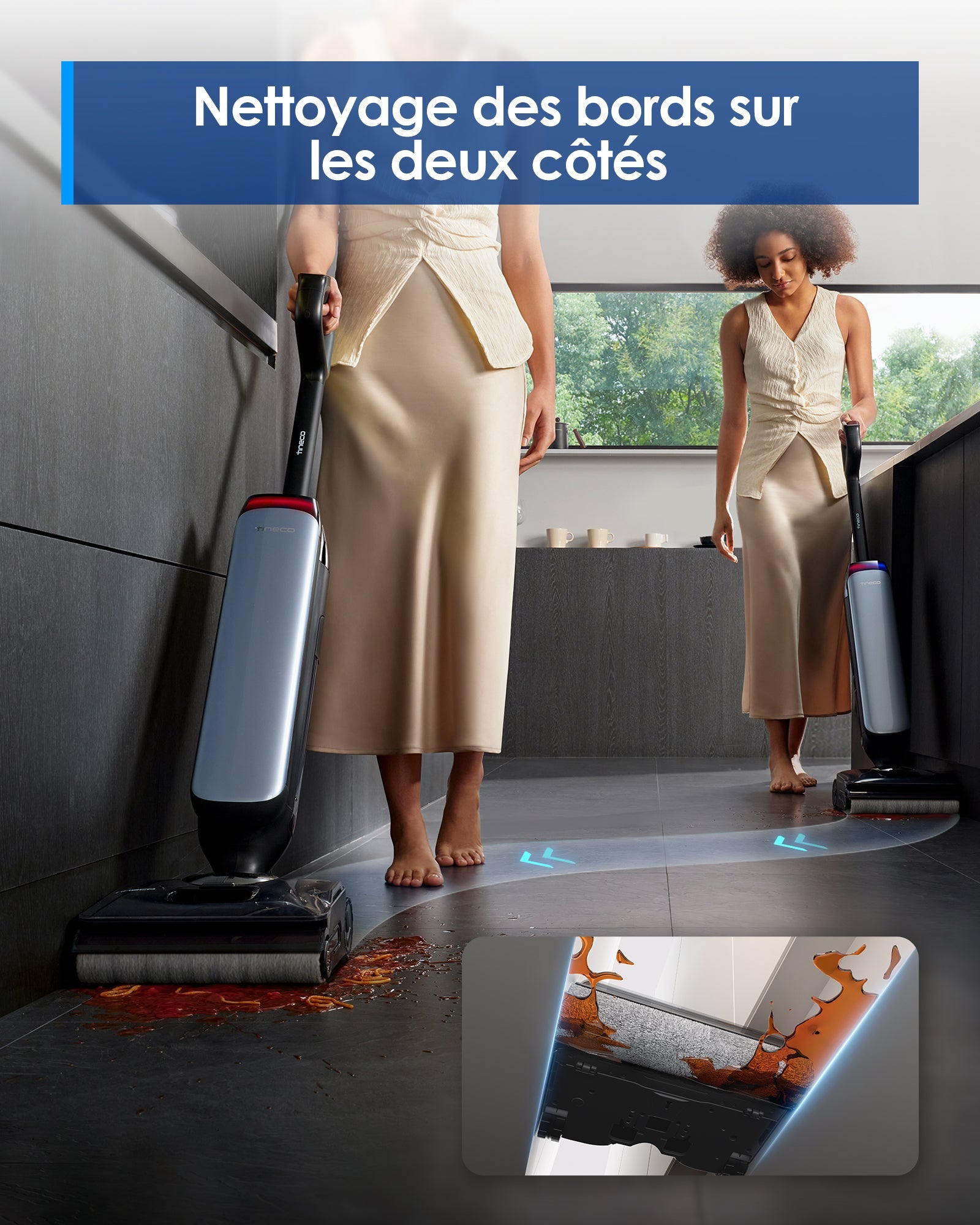 Tineco Floor One S9 Artist Aspirateur Laveur, aspirateur laveur sans fil, aspirateur lavant, aspirateur sans fil,aspirateur balai