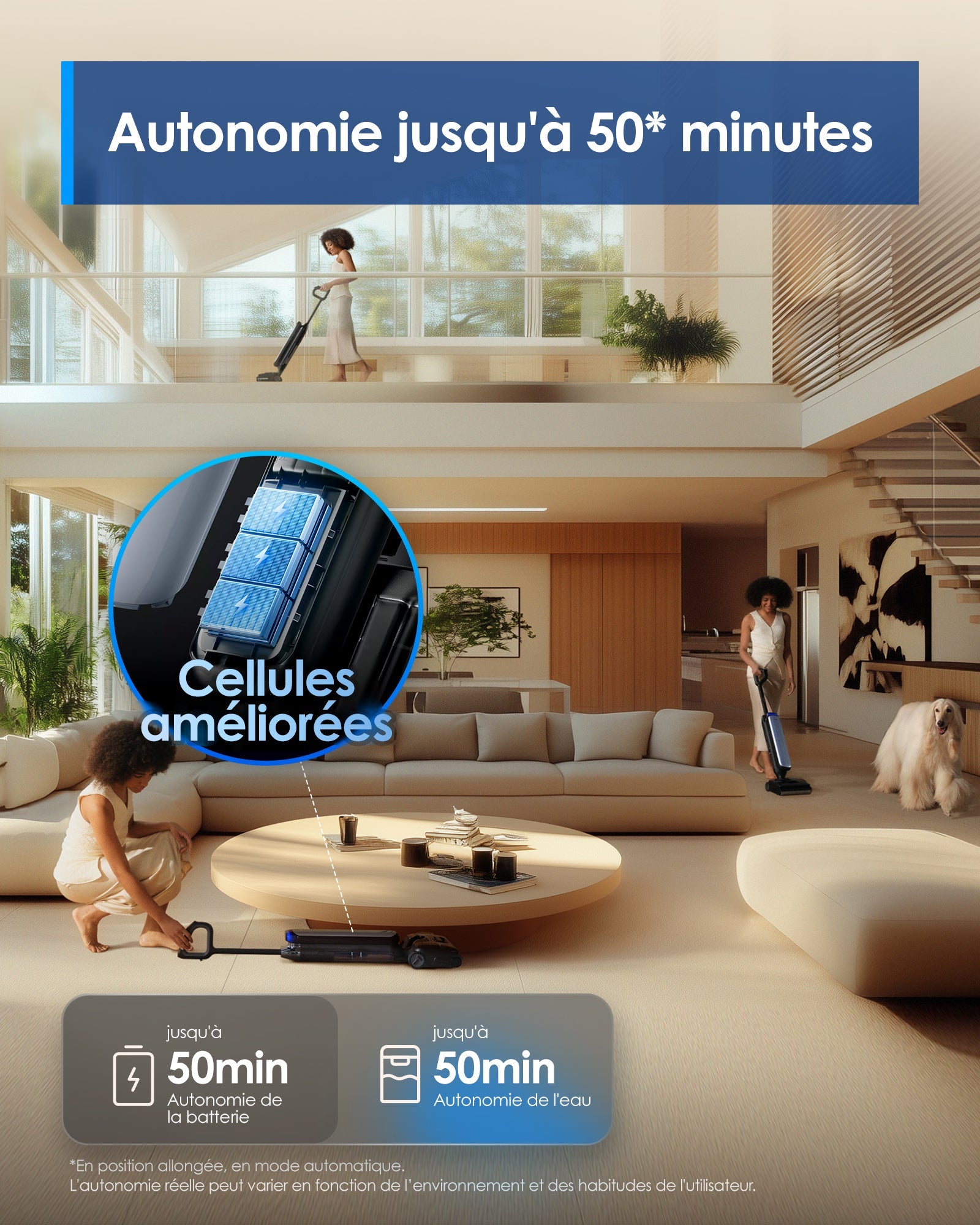 Tineco Floor One S9 Artist Aspirateur Laveur, aspirateur laveur sans fil, aspirateur lavant, aspirateur sans fil,aspirateur balai