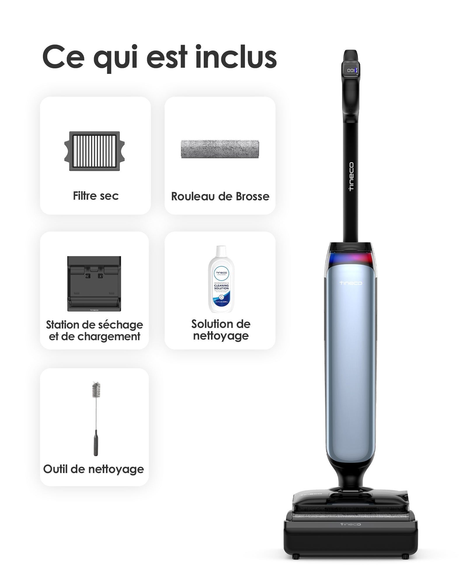 Tineco Floor One S9 Artist Aspirateur Laveur, aspirateur laveur sans fil, aspirateur lavant, aspirateur sans fil,aspirateur balai