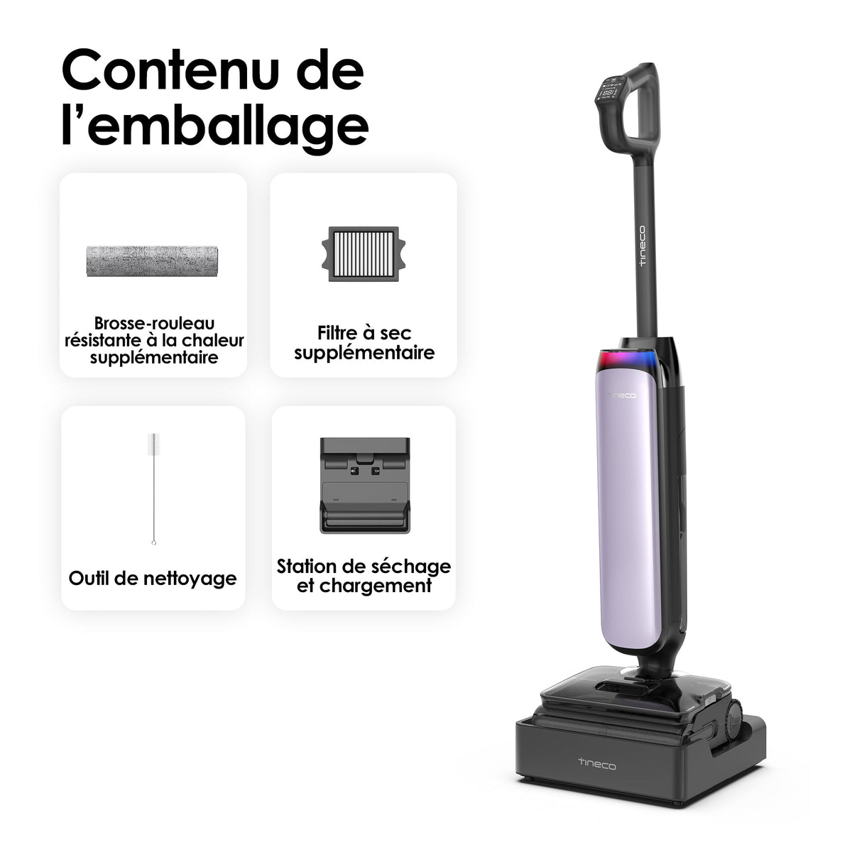 Tineco Floor One S9 Artist Boost Steam Aspirateur Laveur - Tineco FR