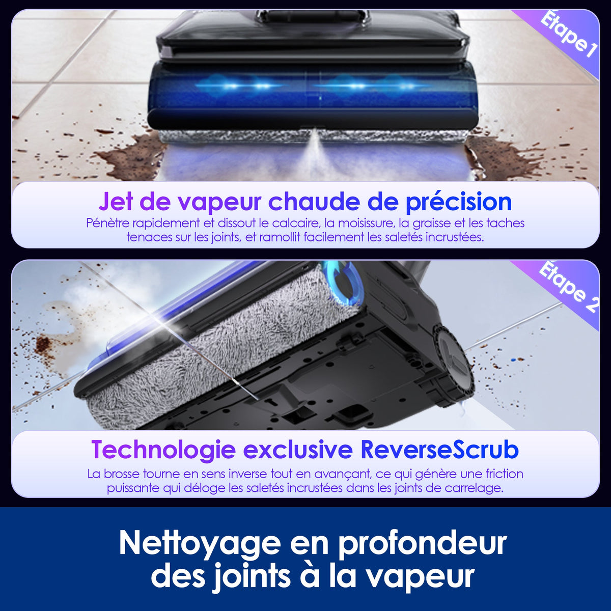 Tineco Floor One S9 Artist Boost Steam Aspirateur Laveur - Tineco FR