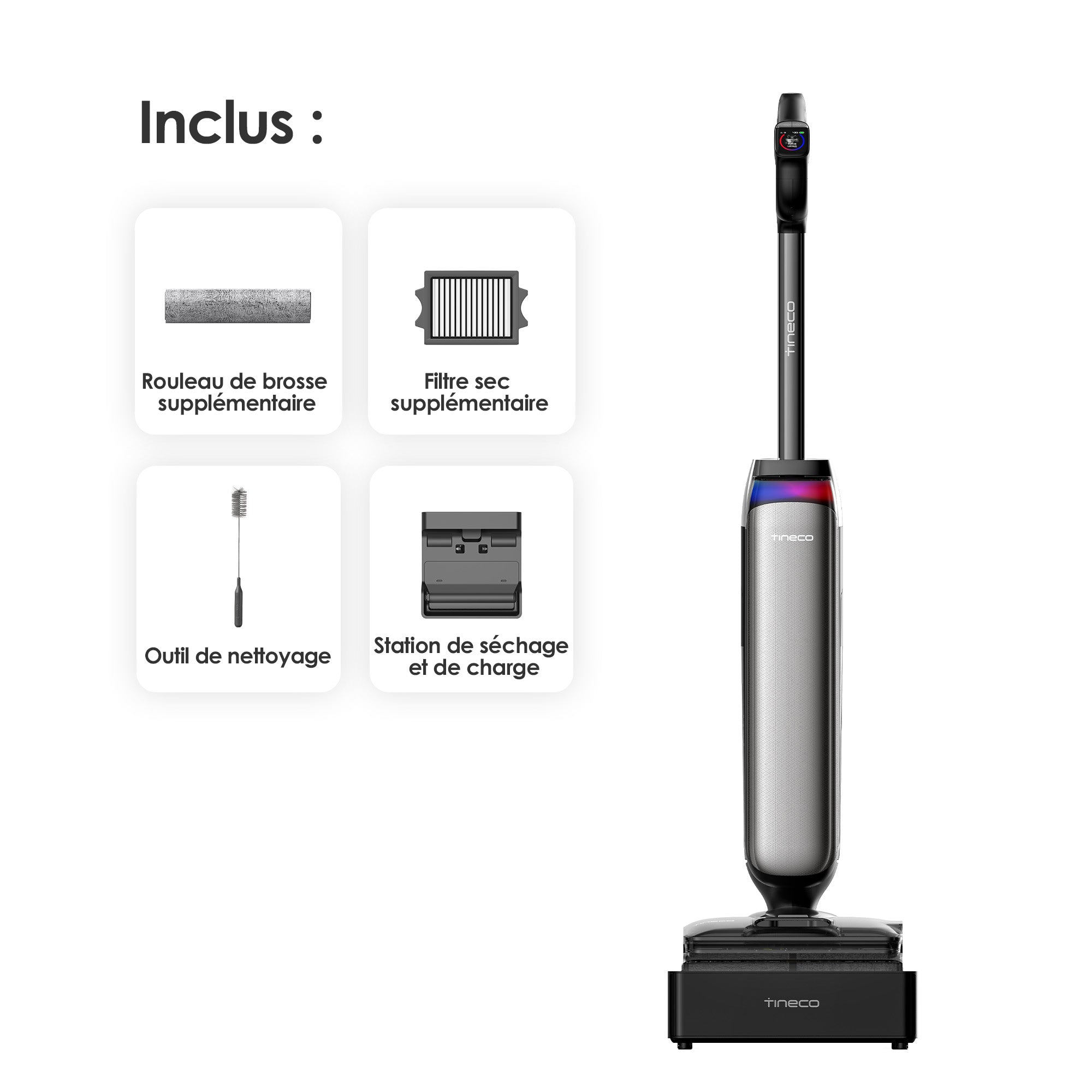 Tineco Floor One S9 Artist Steam Pro Aspirateur Laveur – Tineco FR, aspirateur laveur, aspirateur balai, aspirateur sans fil, No 1, meilleur aspirateur laveur, nettoyeur vapeur, balai vapeur