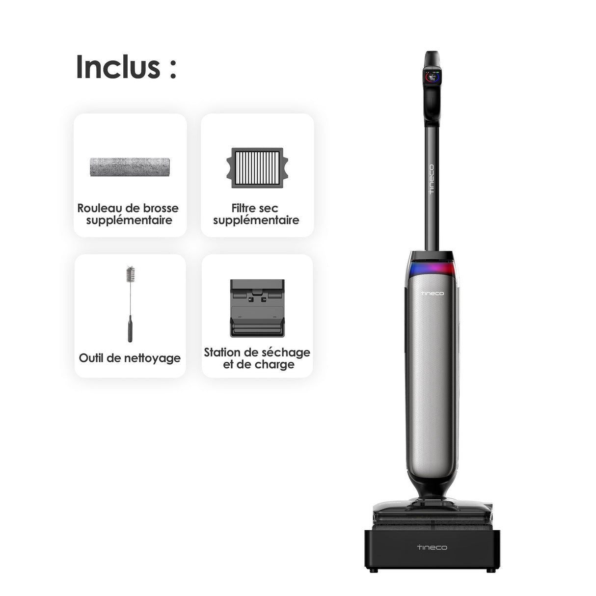 Tineco Floor One S9 Artist Steam Pro Aspirateur Laveur – Tineco FR, aspirateur laveur, aspirateur balai, aspirateur sans fil, No 1, meilleur aspirateur laveur, nettoyeur vapeur, balai vapeur
